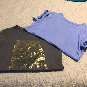 2 t shirts Cat & Jack